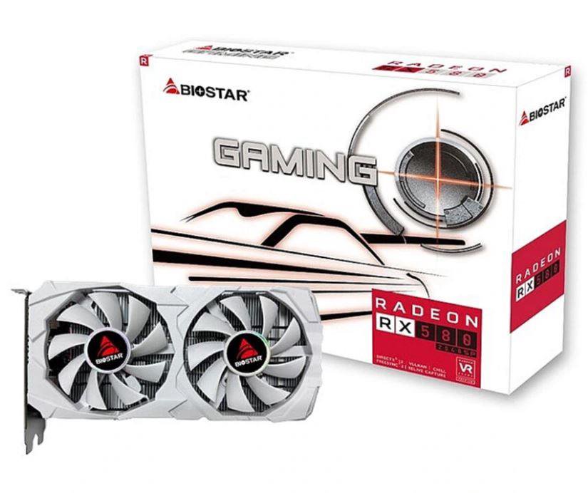 Graphics CardBIOSTARAMD Radeon RX 5808 GBGDDR5256 bitPCIE 3
