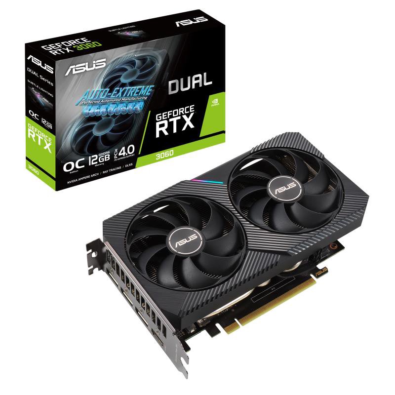 Vaizdo plokštė ASUS DUAL-RTX3060-O12G-V2