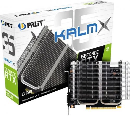 Palit GeForce RTX 3050 KalmX 6GB GDDR6 Graphics Card (NE63050018JE-1070H)