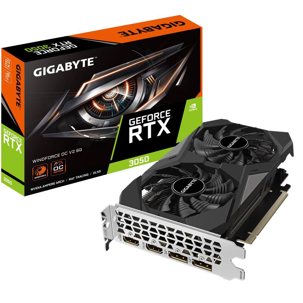 Vaizdo plokštė GIGABYTE GV-N3050WF2OCV2-6GD 1.0  Gigabyte