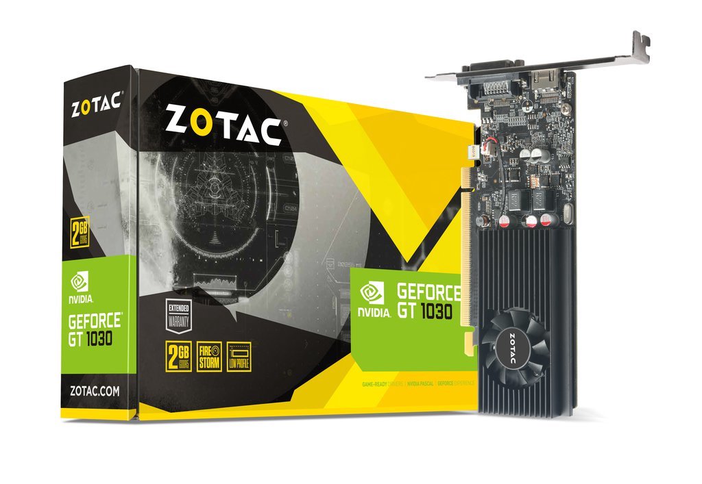 Vaizdo plokštė Zotac ZT-P10300A-10L NVIDIA GeForce GT 1030 2GB GDDR5