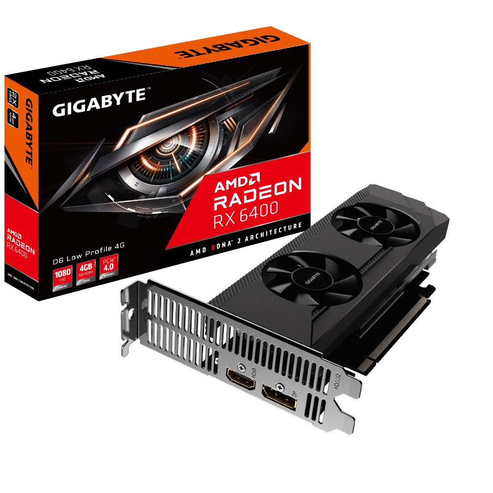 Vaizdo plokštė GIGABYTE GV-R64D6-4GL