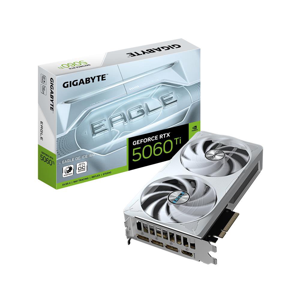 Graphics CardGIGABYTENVIDIA GeForce RTX 5060 Ti16 GBGDDR7128 bitPCIE 5.0 16xGPU 2617