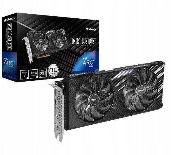 ASRock Intel Arc A770 Challenger SE 16GB OC vaizdo plokštė