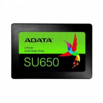 SSD|ADATA|SU650|1TB|SATA 3.0|Write speed 450 MBytes/ sec|Read speed 520 MBytes/ sec|2,5"|TBW 600 TB|MTBF 2000000 hours|ASU650SS-1TT-R
