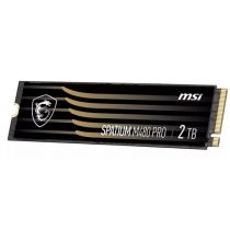 SSD|MSI|SPATIUM M480 PRO|2TB|M.2|PCIe Gen4|NVMe|3D NAND|Write speed 7000 MBytes/ sec|Read speed 7400 MBytes/ sec|2.15mm|TBW 1400 TB|MTBF 1600000 hours|S78-440Q600-P83