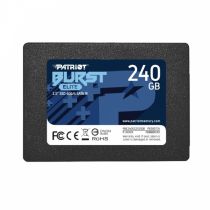 SSD|PATRIOT|Burst Elite|240GB|SATA 3.0|3D NAND|Write speed 320 MBytes/ sec|Read speed 450 MBytes/ sec|2,5"|TBW 100 TB|PBE240GS25SSDR