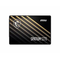 SSD|MSI|SPATIUM S270|960GB|SATA|3D NAND|Write speed 450 MBytes/ sec|Read speed 500 MBytes/ sec|2,5"|TBW 500 TB|MTBF 2000000 hours|S78-440P130-P83
