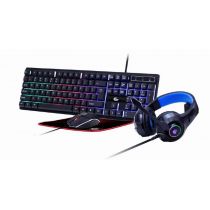 KEYBOARD USB GAMING KIT ENG/ GHOST GGS-UMGL4-02 GEMBIRD