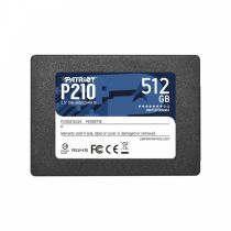 SSD|PATRIOT|P210|512GB|SATA 3.0|Write speed 430 MBytes/ sec|Read speed 520 MBytes/ sec|2,5"|TBW 240 TB|P210S512G25