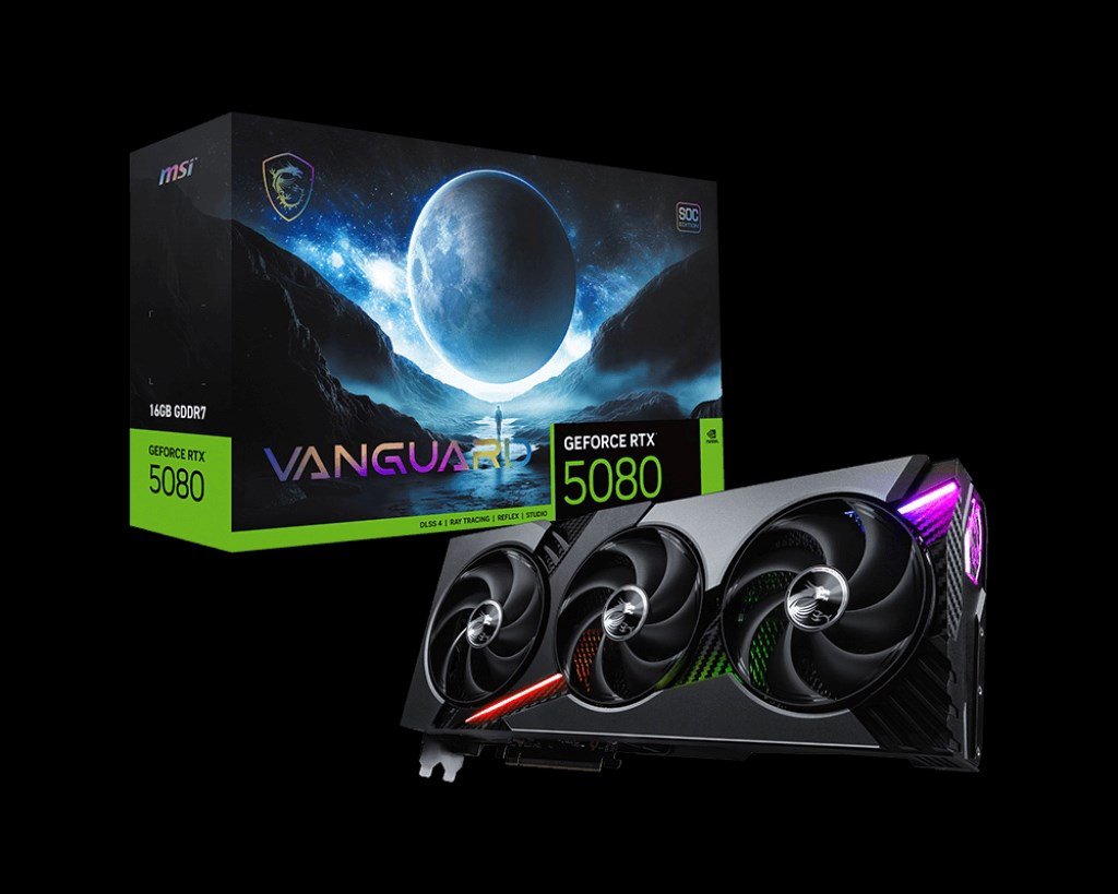 MSI RTX 5080 16G VANGUARD SOC