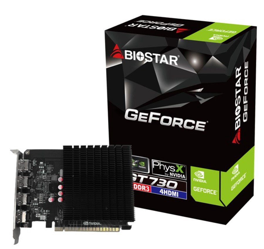 Vaizdo plokštė Biostar GT 730 4GB 4xHDMI