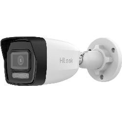 HiLook bullet IPC-B180HA-LU F2.8 (balta, 8 MP, 30 m. IR, 30 m. LED, Hybrid Light)