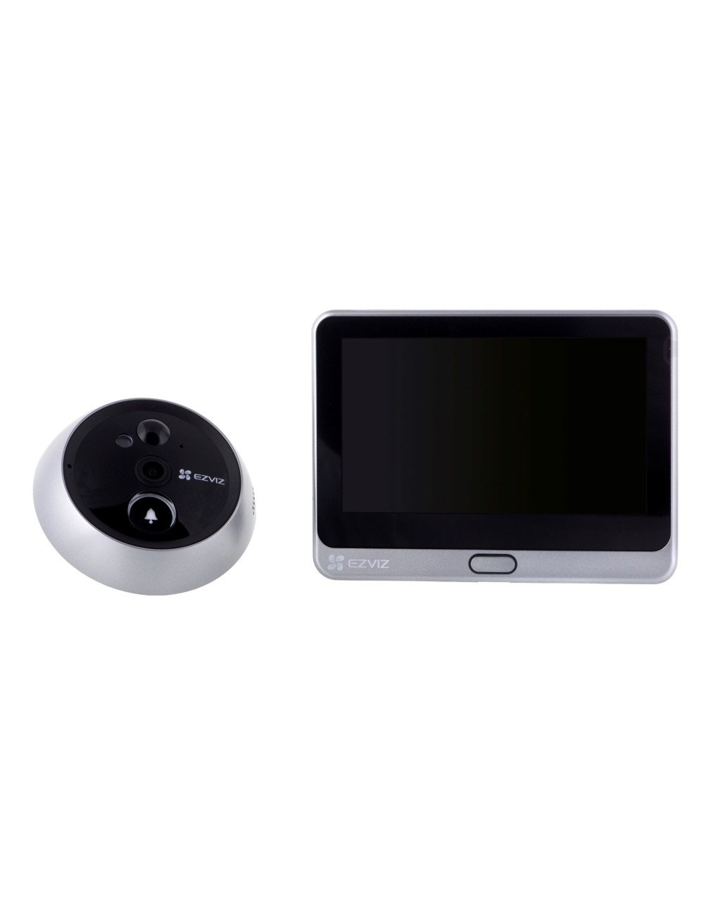 EZVIZ belaidžio durų skambučio komplektas CS-DP2C (2 MP, sidabrinis)