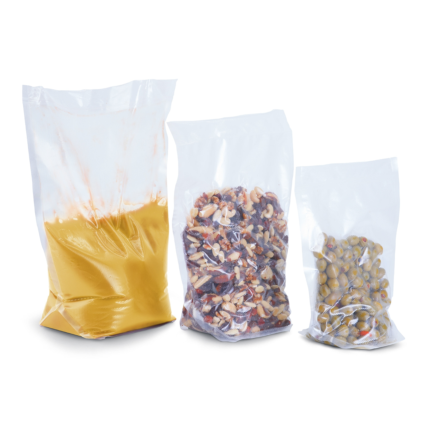 Maišeliai vakuumatoriui Caso Stand-up Vacuum bags, 12 vnt 20x30 cm, 8 vnt 25x35 cm, 5 vnt 30x40 cm