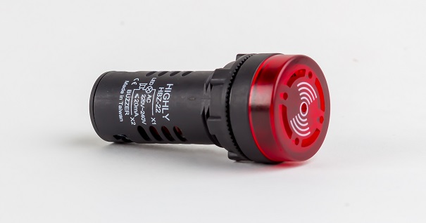 Garsinis ir šviečiantis signalizatorius raudonas 230V HIGHLY