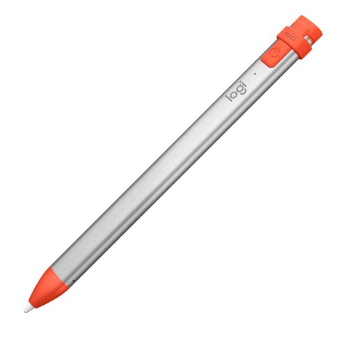 Logitech Crayon adatinis pieštukas 20 g Oranžinė, Sidabras