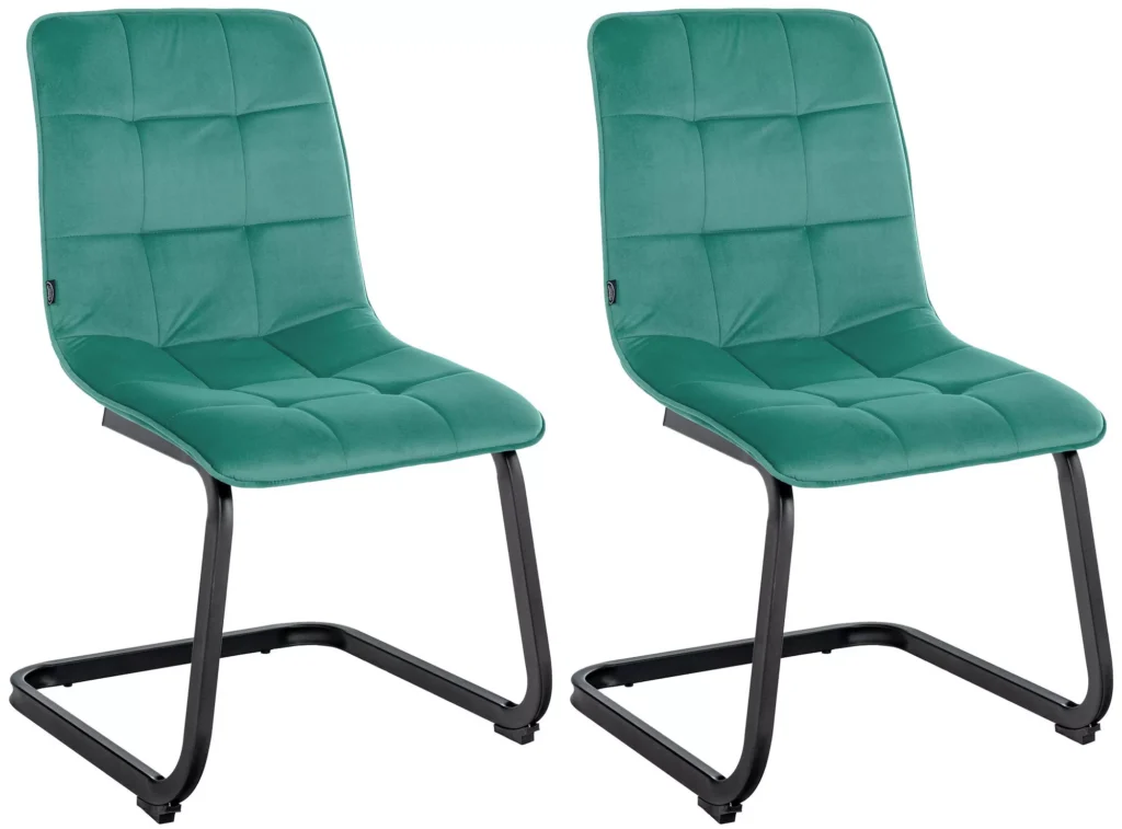 2 valgomojo kėdžių rinkinys "Vermont velvet