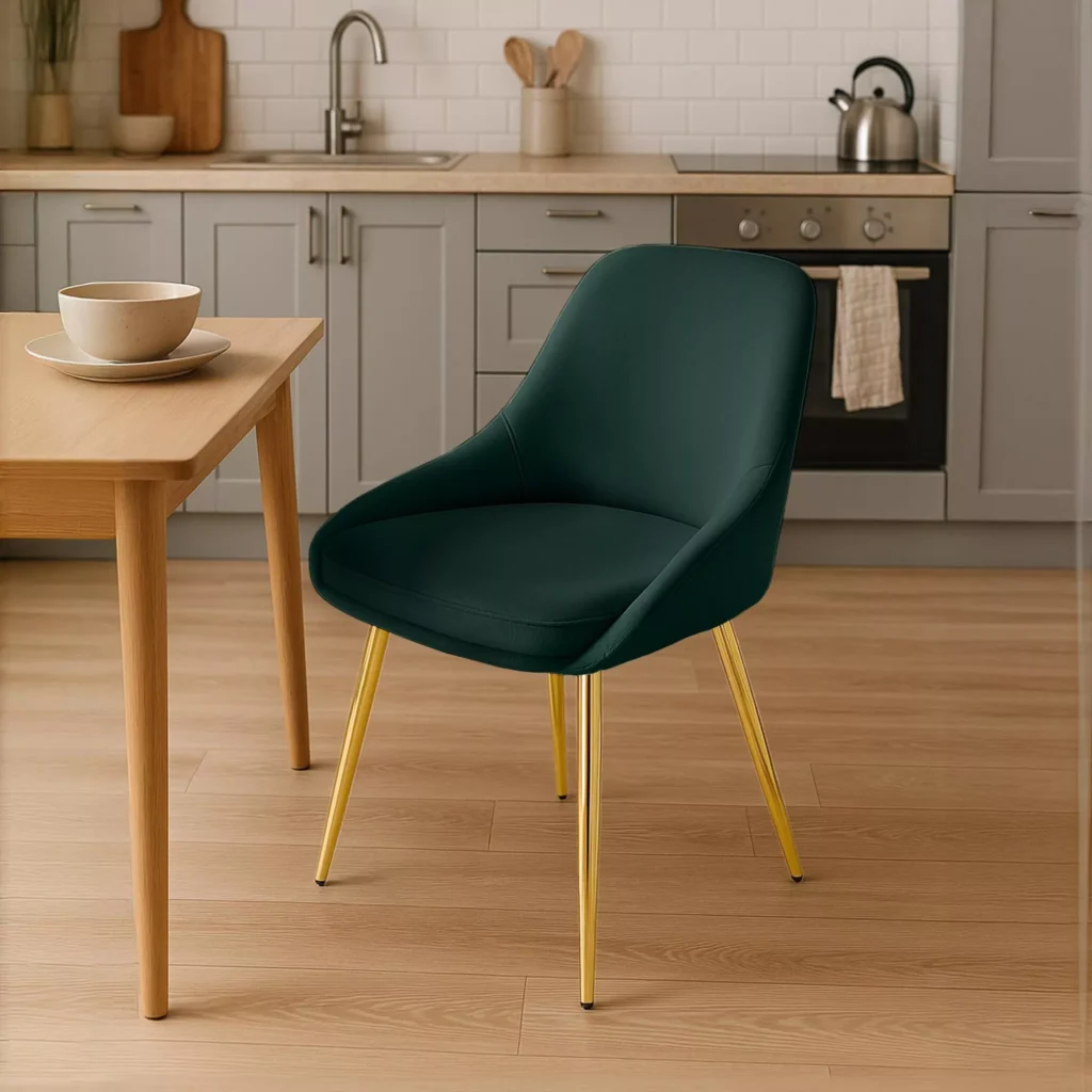 Valgomojo kėdė "Elmira velvet gold