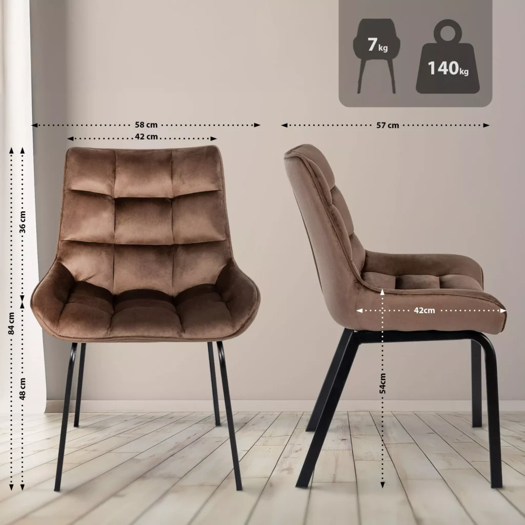 Kėdė Saranda velvet