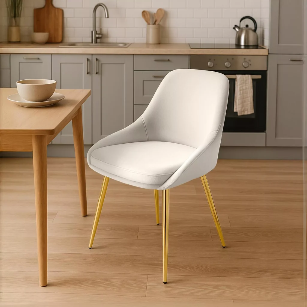 Valgomojo kėdė "Elmira velvet gold