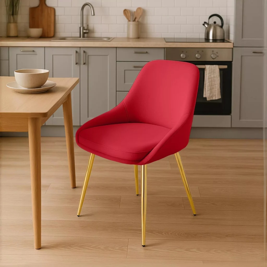 Valgomojo kėdė "Elmira velvet gold