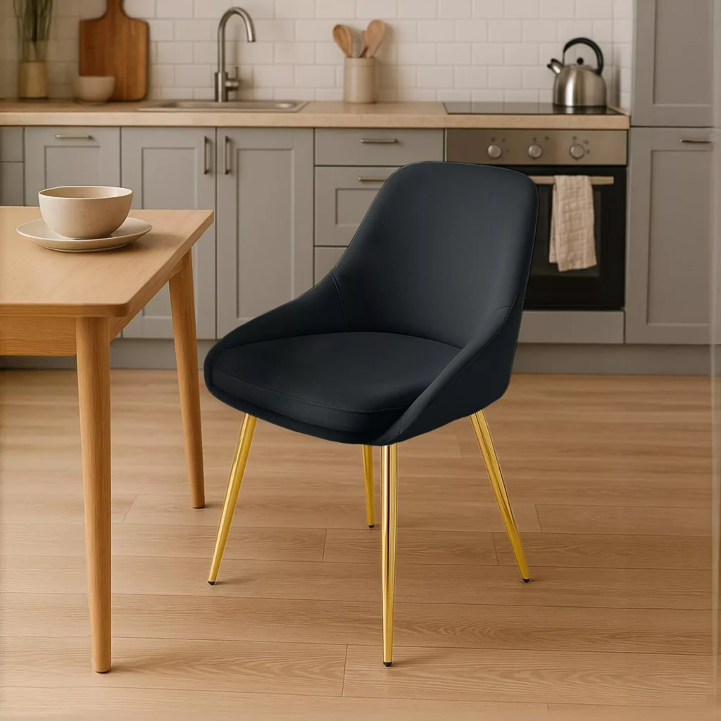 Valgomojo kėdė "Elmira velvet gold