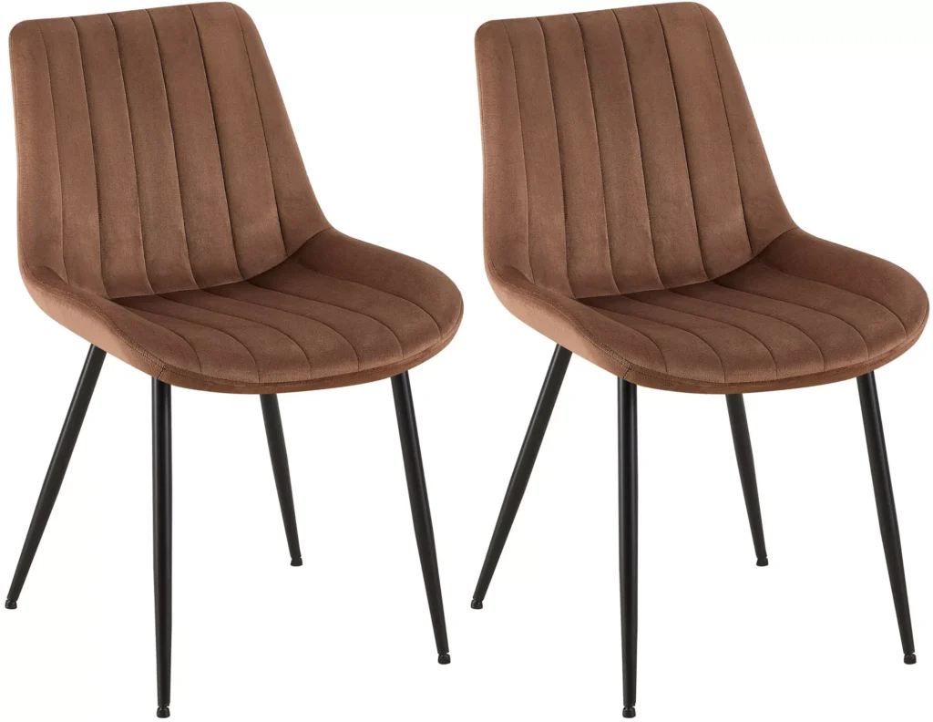 2 kėdžių rinkinys Rahden velvet