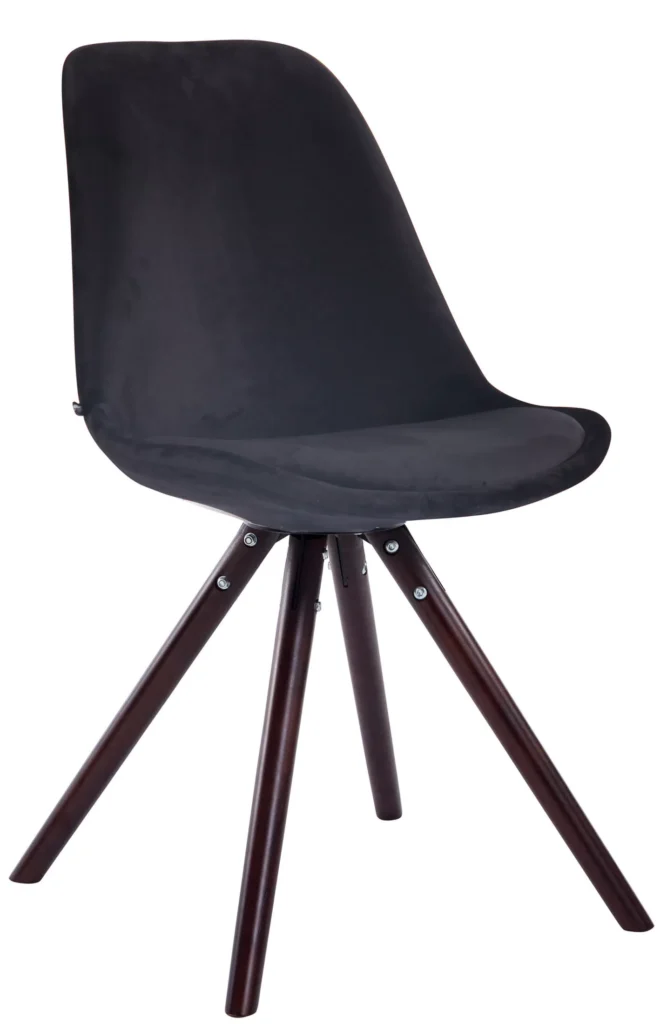 Lankytojų kėdė Toulouse velvet round cappuccino