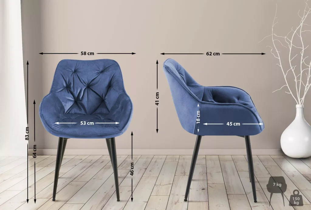 Kėdė Tanna velvet