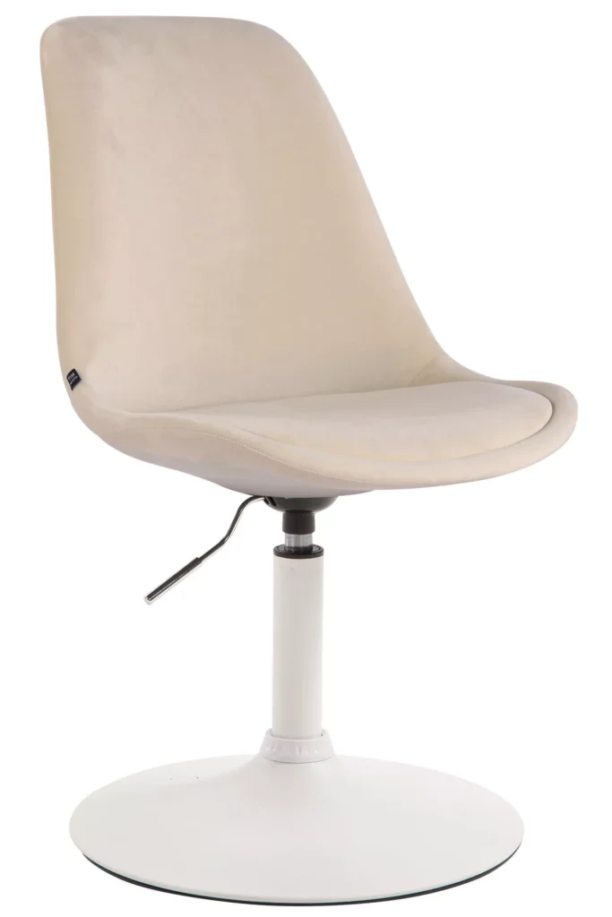 Valgomojo kėdė "Maverick velvet white