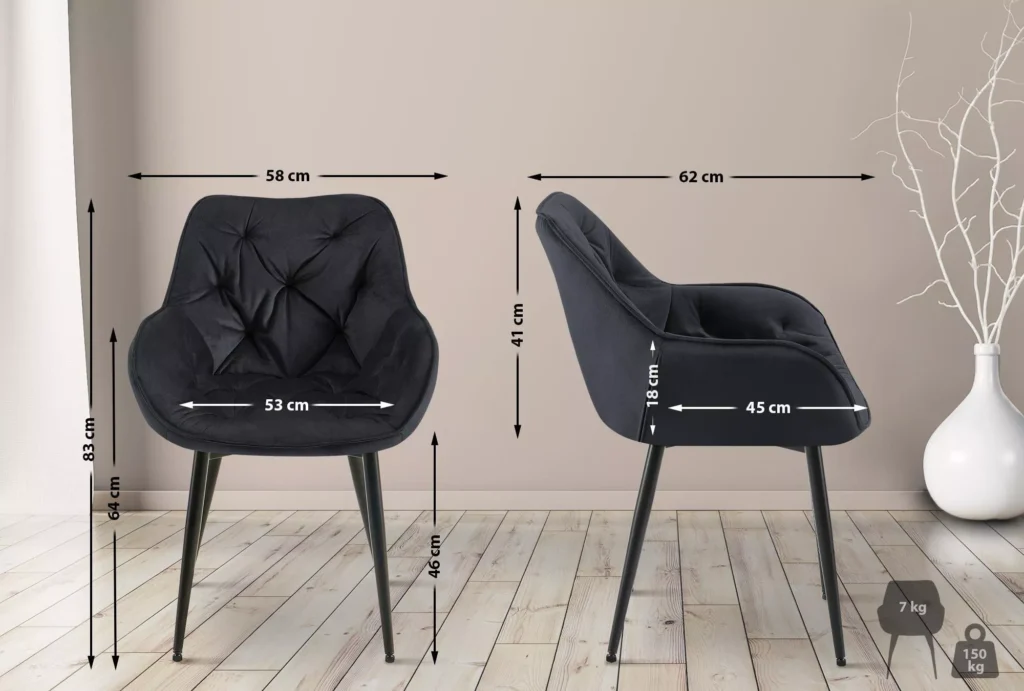Kėdė Tanna velvet