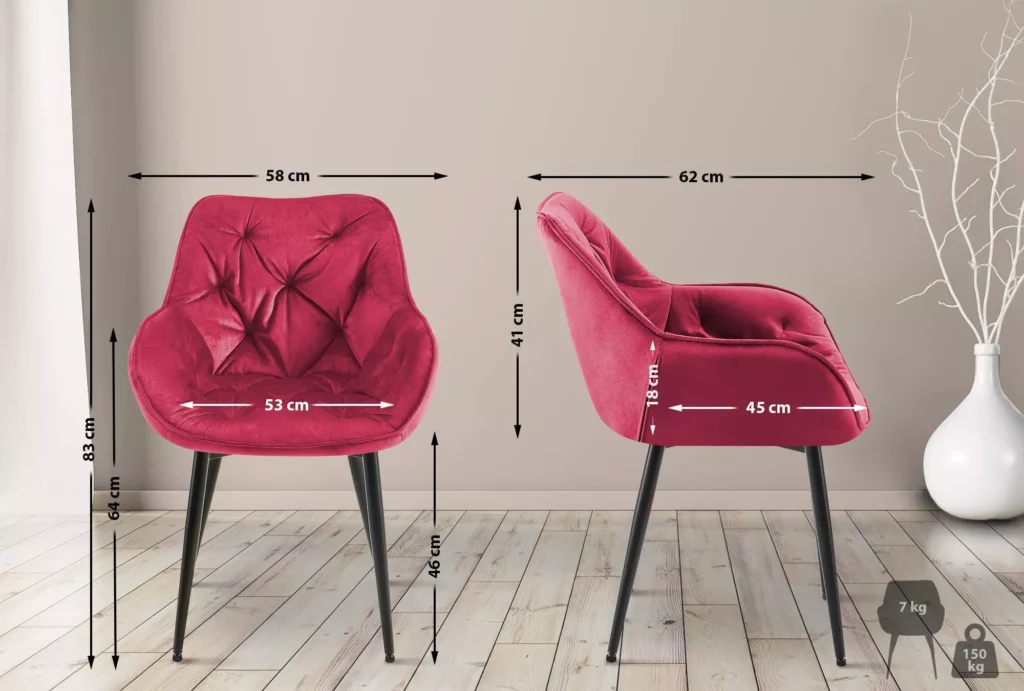 Kėdė Tanna velvet