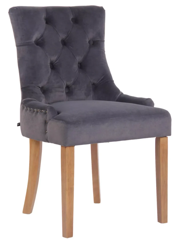 Valgomojo kėdė "Aberdeen velvet" antikvarinė šviesa