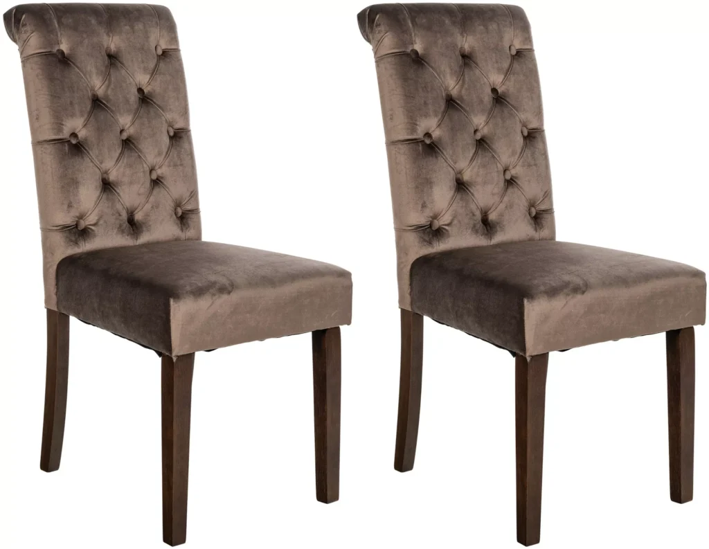 2 valgomojo kėdžių komplektas "Lisburn velvet