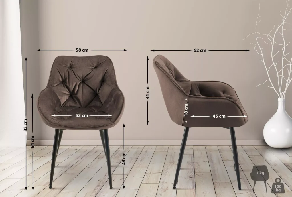 Kėdė Tanna velvet