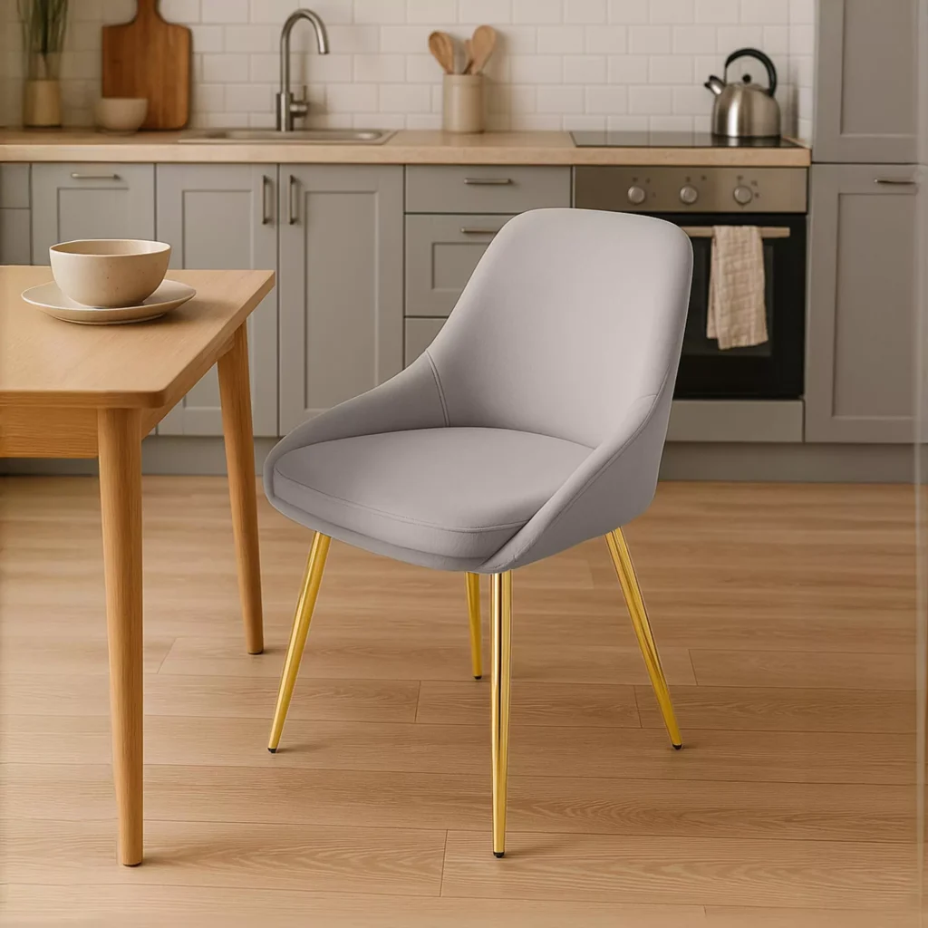 Valgomojo kėdė "Elmira velvet gold