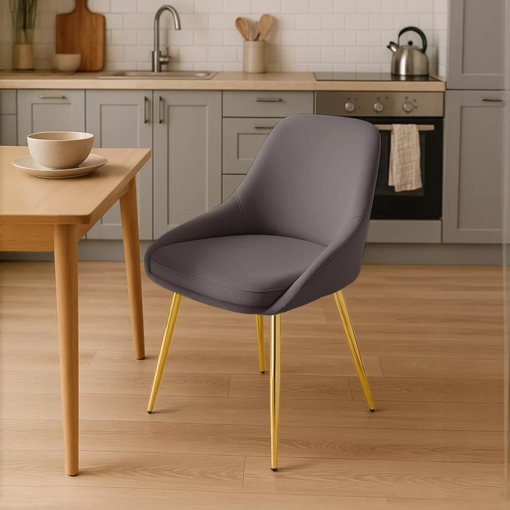 Valgomojo kėdė "Elmira velvet gold