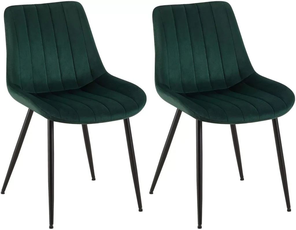 2 kėdžių rinkinys Rahden velvet