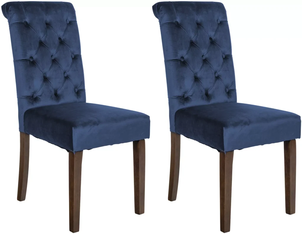 2 valgomojo kėdžių komplektas "Lisburn velvet
