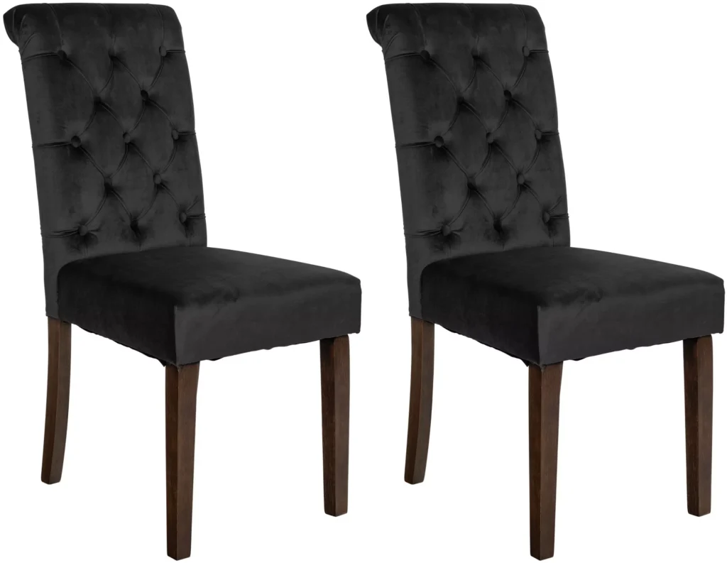 2 valgomojo kėdžių komplektas "Lisburn velvet