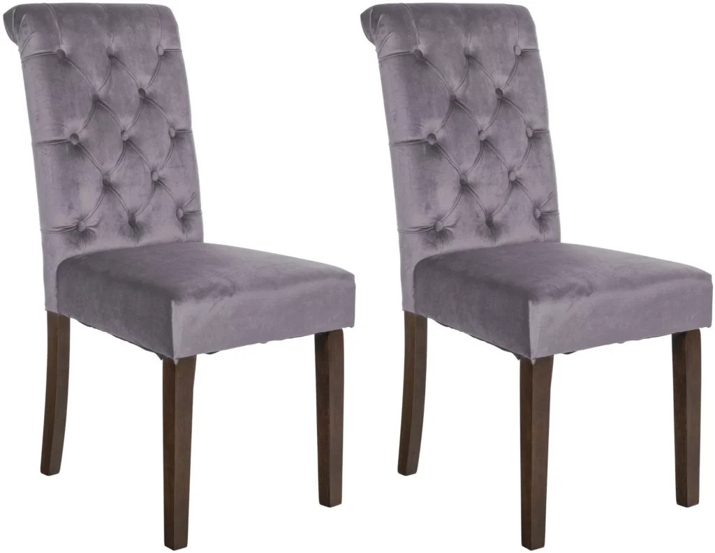 2 valgomojo kėdžių komplektas "Lisburn velvet