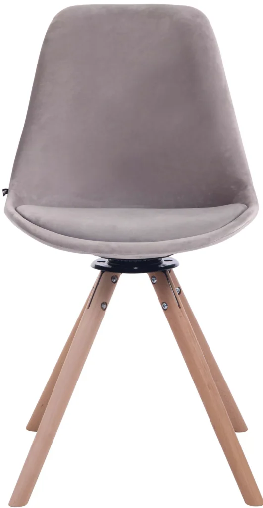 Valgomojo kėdė Troyes velvet round natura