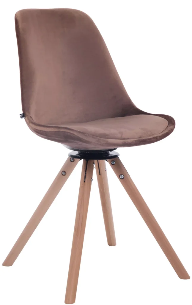 Valgomojo kėdė Troyes velvet round natura