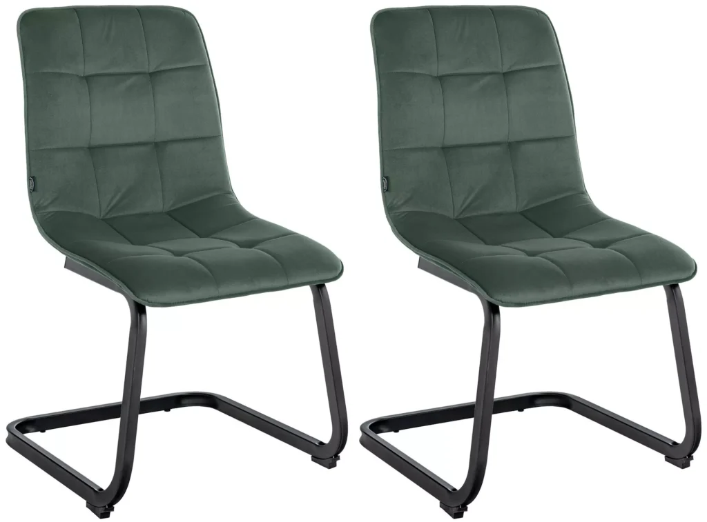 2 valgomojo kėdžių rinkinys "Vermont velvet