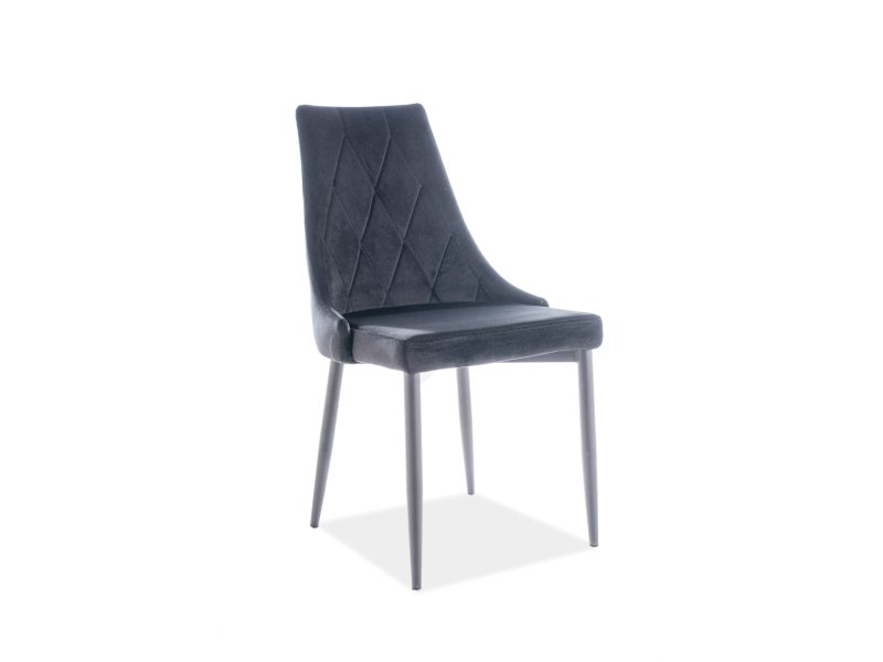 Kėdė TRIX B VELVET, juoda