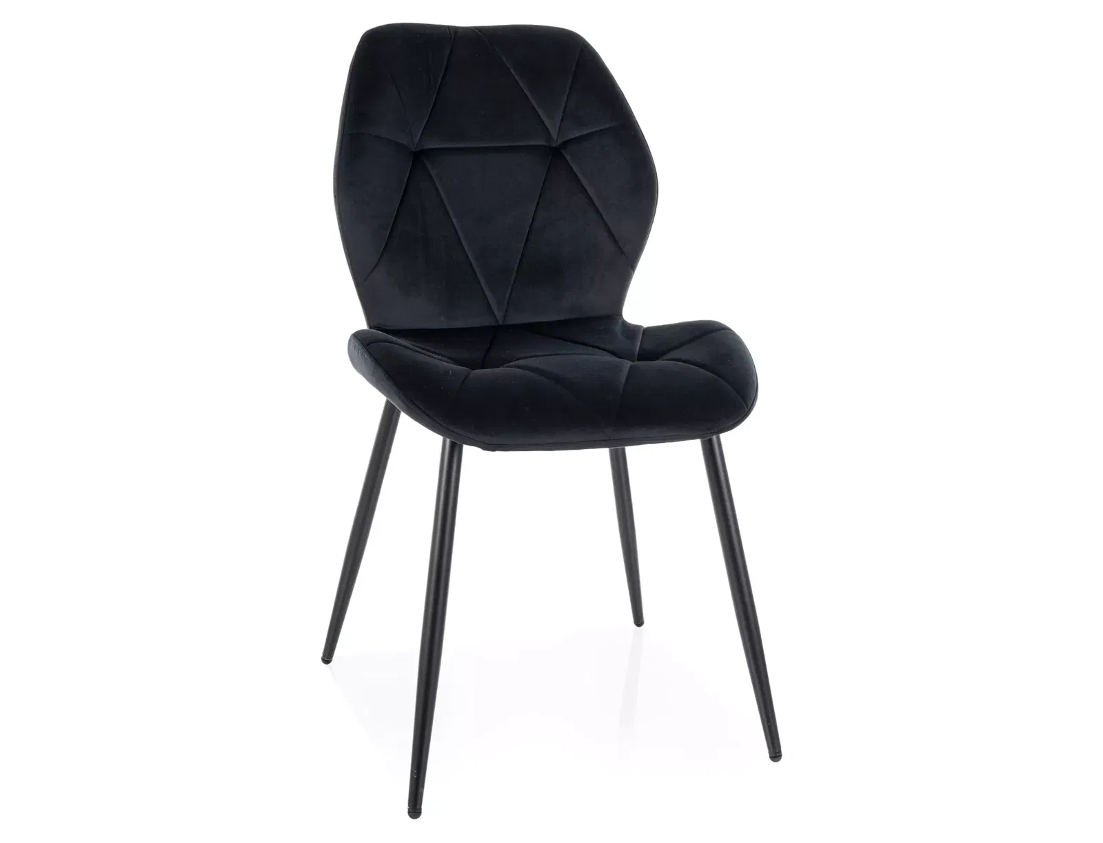 Kėdė Rick Velvet, juoda