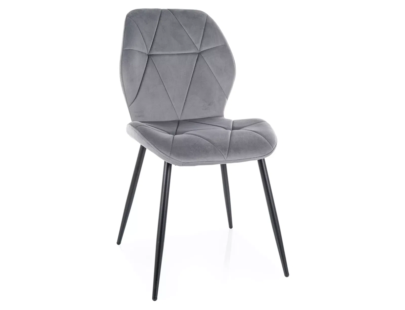 Kėdė Rick Velvet, pilka