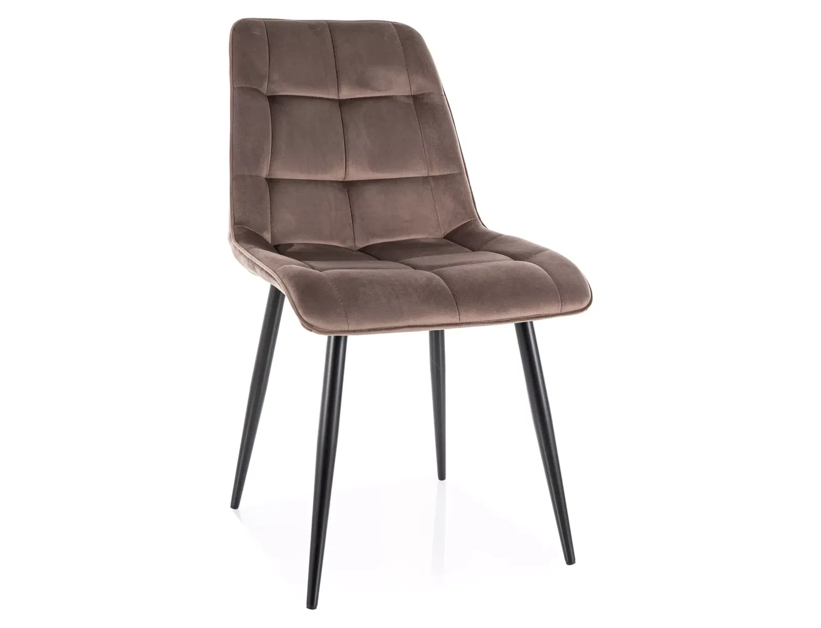 Kėdė Chic Velvet, ruda