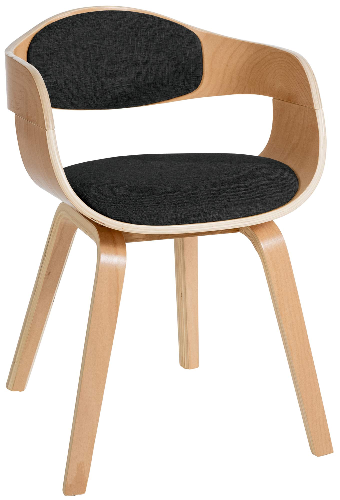 Kėdė "Kingston Woven Fabric natura/black